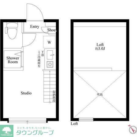 ハーモニーテラス永福IIの物件間取画像